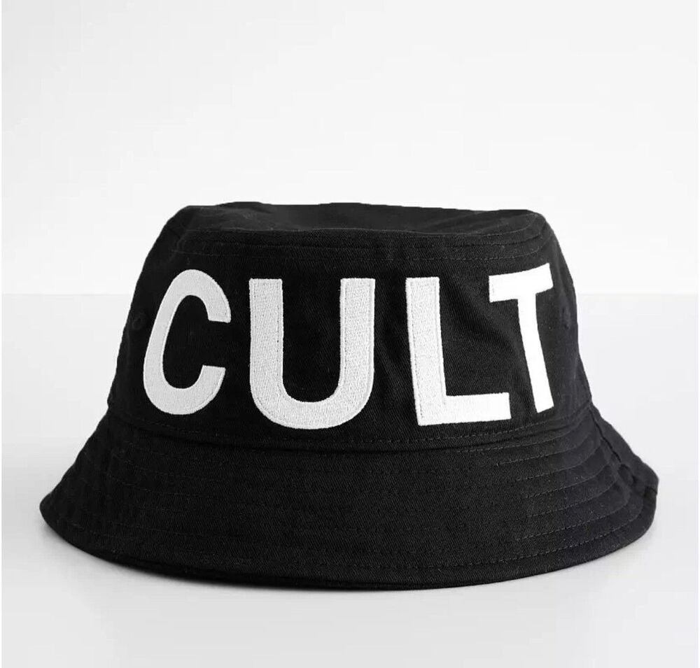 Cult Of Individuality Bucket Hat Black & White Logo NWOT OS
